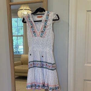 Oliphant Jamari Mini dress with colorful embroidery